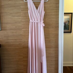 Modcloth Soft Pink Maxi Dress